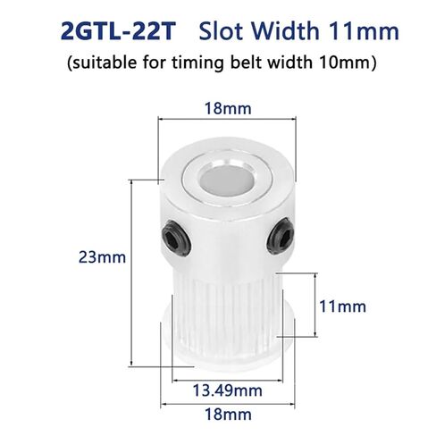 1 قطعة 22T 2GT توقيت بكرة تتحمل 4 5 6 6.35 8 10 مللي متر للعرض 6 مللي متر 10 مللي متر GT2 حزام متزامن ثلاثية الأبعاد أجزاء الطابعة CNC 22 درجة الأسنان 2 مللي متر (8 مللي متر (Keyway 3 مللي متر) ، 7 مللي متر) in Saudi Arabia