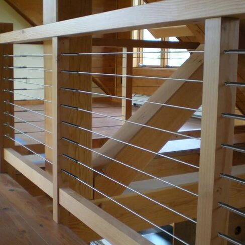 Antrader Black Right&Left Handed Thread Swage Lag Screws for Wood Posts of 3/16" Black Cable Railing Kit,10 Pairs Stainless Steel Left and Right Handed Thread Swage Lag Screws in Kuwait