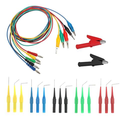 DIANN 22pcs Back Probe Test Kits with Wire Piercing Probes 15pcs Back Probe Pins 5 Colors and Alligator Clips for Vehicle Automotive Car Circuit Electrical Diagnostic Testing in Saudi Arabia