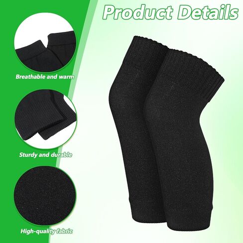 2 Pairs Pre Cut Soccer Socks, Shin Guard Sleeves Adult Black White Leg Sleeves, Elastic Football Sports Socks for Soccer Running Cycling in Saudi Arabia