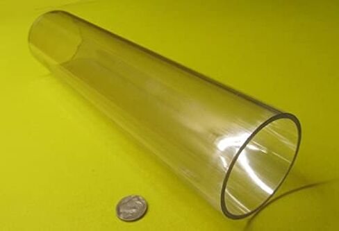 Polycarbonate Round Tube 2 1/2" (2.50") OD x 2 1/4" (2.25") ID x 1/8" Wall x 24" (More Length Options) in Saudi Arabia