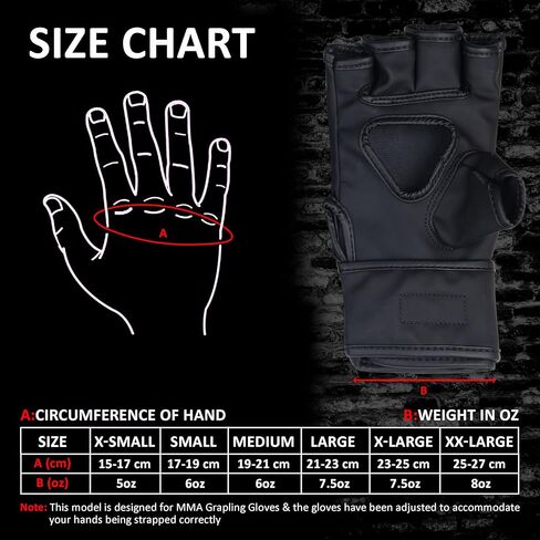 MMA Gloves Men – Durable MMA Sparring Gloves with Impact Padding for Training, Grappling, Boxing, and Martial Arts – Flexible Half-Finger Design for Comfort and Performance in Saudi Arabia
