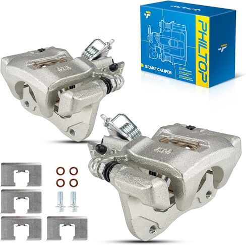 PHILTOP Brake Caliper Front Compatible with 2002-2004 Honda CR-V, 2003-2011 Honda Element, 19-B2662, 19-B2663 in Kuwait