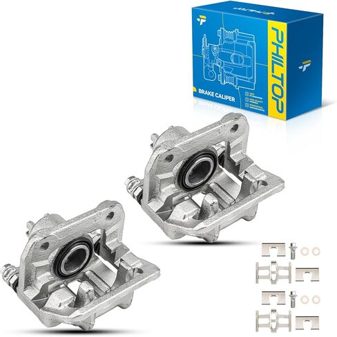 PHILTOP Brake Caliper Front Compatible with 2002-2004 Honda CR-V, 2003-2011 Honda Element, 19-B2662, 19-B2663 in Kuwait