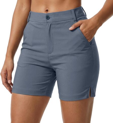 Jessie Kidden Women's Golf Shorts 5" Stretch Lightweight Quick Dry Hiking Cargo Shorts for Women Casual Summer in Kuwait