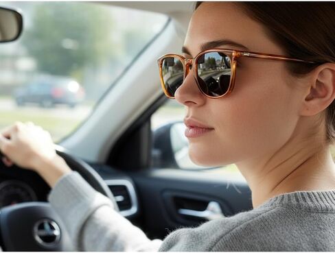 CARFIA Big Fashion Polarized Women's Sunglasses UV Protection Outdoor Driving Eyewear CA5358 in Saudi Arabia