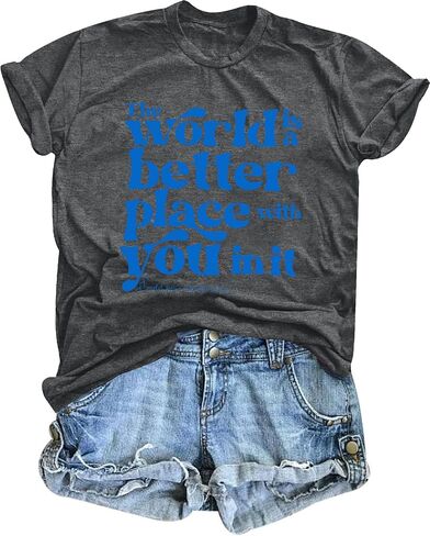 Down Syndrome Awareness Shirt Women Down Right Perfect Shirt Love Heart Ribbon Tee Inspirational Saying Tops in Kuwait