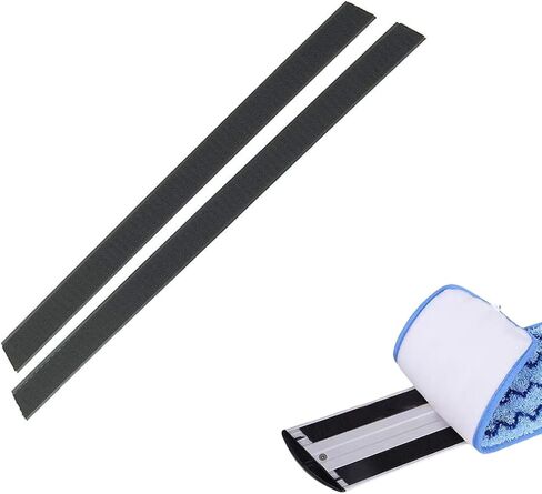 Upgrade FGQ56000YL00 Hook and Loop Straps Replacement Set to Replace for HYGEN Quick Connect Wall Stair Mop 18inch FGQ18000BK00 Mop Head Hook Loop Mops Floor Cleaning Replacement Strap in Kuwait