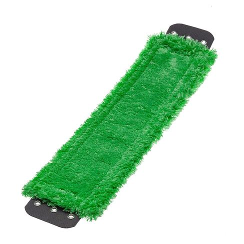 Unger Commercial SmartColor MicroMop 15.0, 16" Wet Dry Microfiber Mop Pad, Reusable - Heavy-Duty Floor Cleaning for Stone & Tile Floors, Green - MM400 in Saudi Arabia