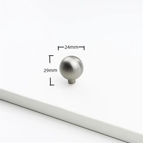 Solid Cabine Zinc Alloy Furniture Handles Drawer Kitchen Door Hardware 1Pcs(RZ025-Brushed-Silver) in Kuwait