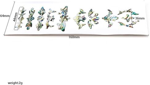 Guitar Inlay Sticker Fretboard Marker Fingerboard Decals for Electric Acoustic Classical Guitar Bass Ukulele Accessories in Kuwait