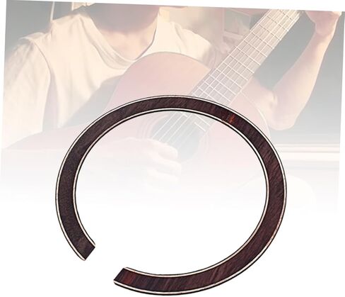 ملصق Vaguelly Guitar Rosette شرائط منحنية مغلفة لترصيع فتحة الصوت، سهل الاستخدام، لا يسبب ضررًا لصوت الجيتار، الحفاظ على الألوان النابضة بالحياة in Saudi Arabia