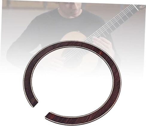 ملصق Vaguelly Guitar Rosette شرائط منحنية مغلفة لترصيع فتحة الصوت، سهل الاستخدام، لا يسبب ضررًا لصوت الجيتار، الحفاظ على الألوان النابضة بالحياة in Saudi Arabia
