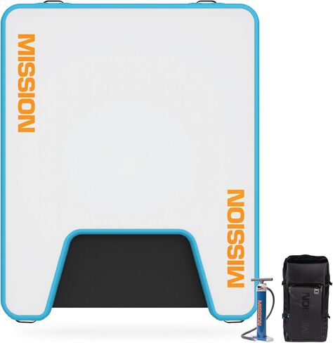 MISSION Boat Gear Reef Lite بساط ماء قابل للنفخ للبحيرة حصيرة عائمة شديدة التحمل للقارب يحمل من 2 إلى 4 أشخاص طوف منصة عائمة بسعة 1000 رطل مع شبكة سهلة الوصول للبالغين والأطفال والكلاب in Saudi Arabia