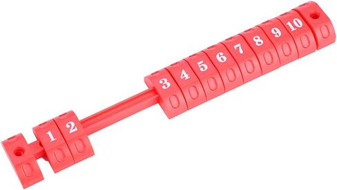 VBESTLIFE Foosball Score Counter, 2Pcs/Set Table Football Scorekeeper with Ergonomic Scoring Keys Number Indicators for Game Room Home Use (Red and Blue) in Saudi Arabia