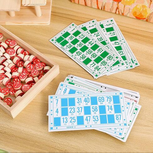 Totority Russian Lotto Game Bingo Cards Set Russian Bingo Board Game Set Wooden Barrels Cards for 15 Years Old in Saudi Arabia