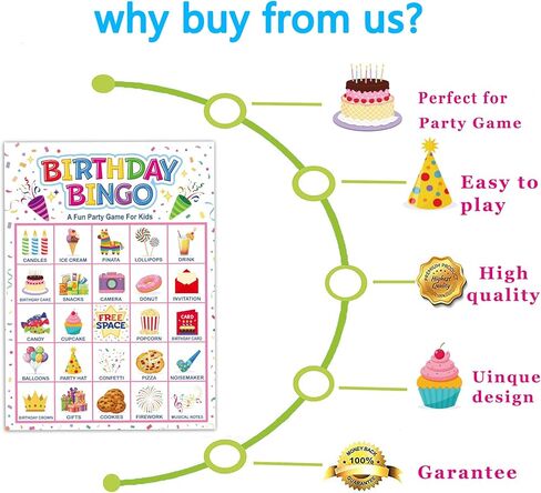 لعبة عيد ميلاد بينجو للأطفال، 24 لاعبًا، بطاقات لوحة بينجو مثالية للأطفال وحفلات أعياد الميلاد السعيدة والفصول الدراسية والعائلية الكبيرة وألعاب المجموعات الليلية والحفلات الليلية in Kuwait