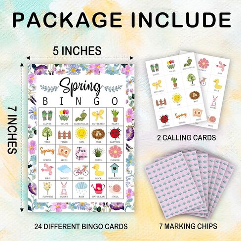 ألعاب بنغو الربيع للبالغين، مجموعة ألعاب بنغو عيد ميلاد الزهور البرية الربيعية، بطاقات بنغو الأزهار الميدانية، هدايا البنغو للتخييم للتنزه سيرًا على الأقدام لأصدقاء العائلة، ديكور ومستلزمات حفلات الشاي تحت عنوان الربيع -21 in Kuwait