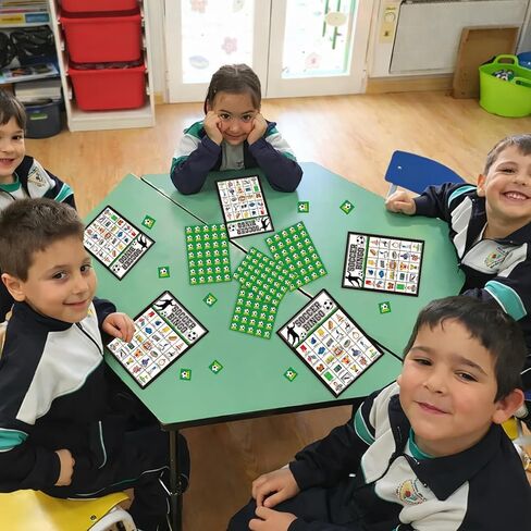 لعبة كرة القدم بينجو للأطفال 24 لاعبًا، لعبة بطاقة حفلة كرة القدم للمجموعات الكبيرة، مجموعة بينجو، لعبة بطاقة الطاولة، لعبة الفصل الدراسي العائلية، ألعاب الأنشطة الليلية in Kuwait