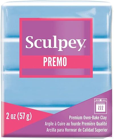 Polyform Sculpey Premo Polymer Oven-Bake Clay, Opal, Non Toxic, 2 oz. bar, Great for jewelry making, holiday, DIY, mixed media and home décor projects. Premium clay great for clayers and artists. in Kuwait