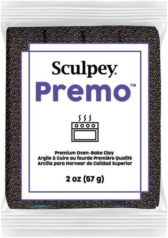 Polyform Sculpey Premo Polymer Oven-Bake Clay, Opal, Non Toxic, 2 oz. bar, Great for jewelry making, holiday, DIY, mixed media and home décor projects. Premium clay great for clayers and artists. in Kuwait
