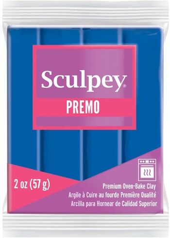 Polyform Sculpey Premo Polymer Oven-Bake Clay, Opal, Non Toxic, 2 oz. bar, Great for jewelry making, holiday, DIY, mixed media and home décor projects. Premium clay great for clayers and artists. in Kuwait