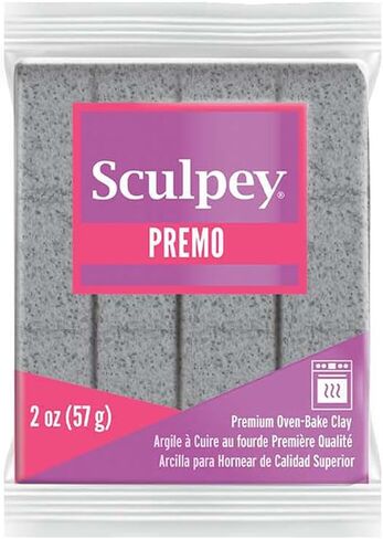 Polyform Sculpey Premo Polymer Oven-Bake Clay, Opal, Non Toxic, 2 oz. bar, Great for jewelry making, holiday, DIY, mixed media and home décor projects. Premium clay great for clayers and artists. in Kuwait