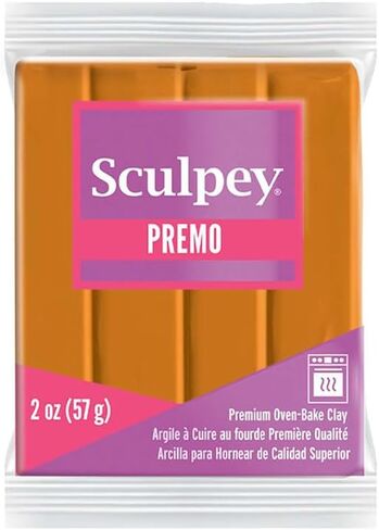 Polyform Sculpey Premo Polymer Oven-Bake Clay, Opal, Non Toxic, 2 oz. bar, Great for jewelry making, holiday, DIY, mixed media and home décor projects. Premium clay great for clayers and artists. in Kuwait
