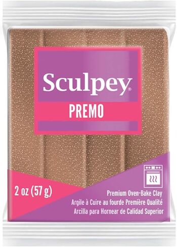 Polyform Sculpey Premo Polymer Oven-Bake Clay, Opal, Non Toxic, 2 oz. bar, Great for jewelry making, holiday, DIY, mixed media and home décor projects. Premium clay great for clayers and artists. in Kuwait