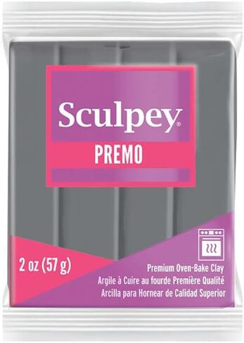 Polyform Sculpey Premo Polymer Oven-Bake Clay, Opal, Non Toxic, 2 oz. bar, Great for jewelry making, holiday, DIY, mixed media and home décor projects. Premium clay great for clayers and artists. in Kuwait