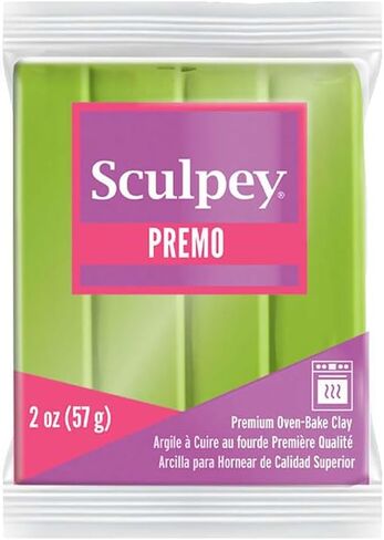Polyform Sculpey Premo Polymer Oven-Bake Clay, Opal, Non Toxic, 2 oz. bar, Great for jewelry making, holiday, DIY, mixed media and home décor projects. Premium clay great for clayers and artists. in Kuwait