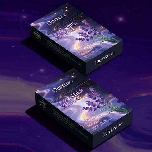 Derrose® Lavender Herbal Sticks,Herbal Cigarettes,Nicotine Free and Tobacco Free,Help Stop Smoking,Better Effect When Used with Nicotine Patches,Smoking Cessation Products,2packs-40 Sticks in Kuwait