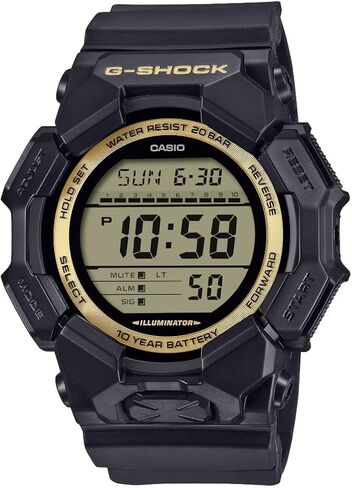 Casio G-Shock Black Resin Digital 10 سنوات بطارية الساعة GD-010-1CR in Kuwait