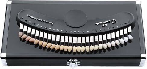 Teeth Shade Guide 3D R-27 Tooth Whitening Shade Chart with 27 Colors for Dentist Tracking Teeth Whitening Course in Kuwait