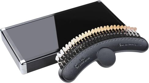 Teeth Shade Guide 3D R-27 Tooth Whitening Shade Chart with 27 Colors for Dentist Tracking Teeth Whitening Course in Kuwait