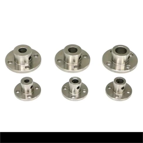 1PC Stainless Steel Flange Coupling Plate Inner Diameter 4mm 5mm 6mm 7mm 8mm 10mm(Inner 5mm outer10mm) in Saudi Arabia