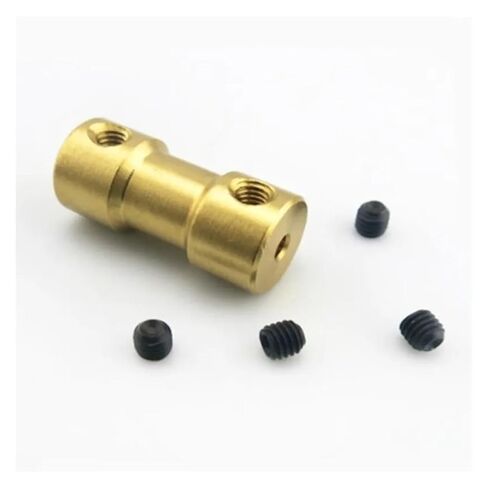 1pc 26 Kinds Brass Shaft Coupler Coupling Shaft Motor Coupler Motor Connector(32mm) in Saudi Arabia