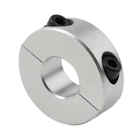 Double Split Clamp Shaft Collar, Fixed Locking Limit Ring Open Type Aluminum Alloy 6-20mm Inner Diameter with Screws(14mm) in Kuwait