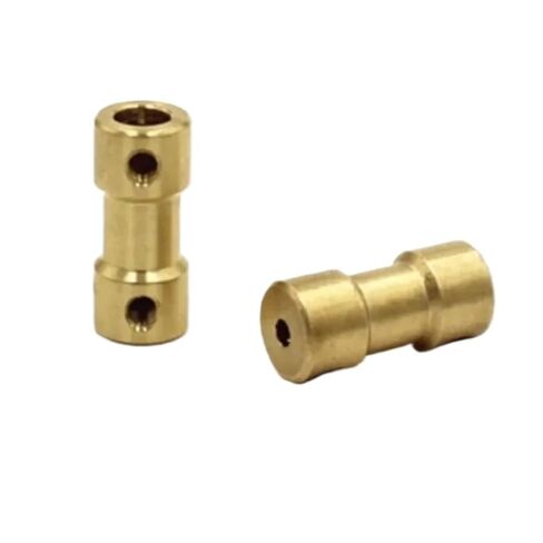 5pcs Brass Rigid Motor Shaft Coupling Coupler Motor Transmission Connector(3.17mm-3mm 5pcs) in Saudi Arabia