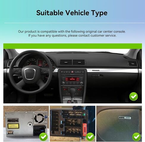 2G 64G Android Car Stereo لـ Audi A4/S4/RS4 (2002-2007) SEAT EXEO (2008-2012) Wireless Carplay Android Auto ، وحدة شاشة تعمل باللمس 9 ' in Kuwait
