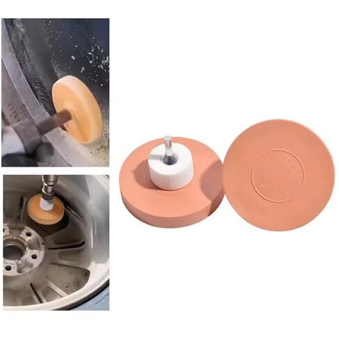 Car Eraser Wheel 4 Inch Decal Remover Eraser Wheel Adhesive Sticker Pinstripe Remover Paint Repair Quick Cleaning Tool in Saudi Arabia
