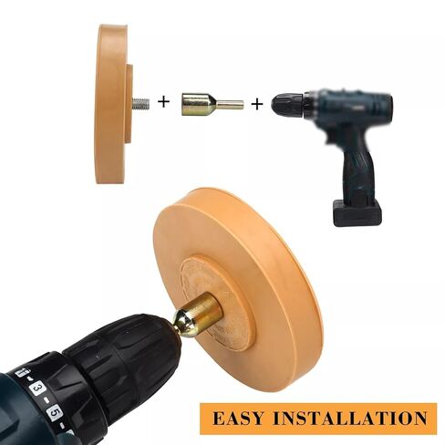 Car Eraser Wheel 4 Inch Decal Remover Eraser Wheel Adhesive Sticker Pinstripe Remover Paint Repair Quick Cleaning Tool in Saudi Arabia