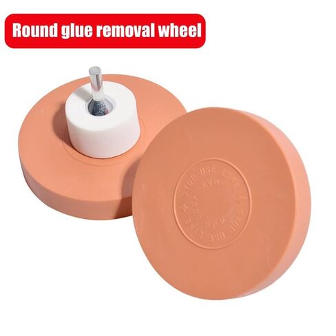 Car Eraser Wheel 4 Inch Decal Remover Eraser Wheel Adhesive Sticker Pinstripe Remover Paint Repair Quick Cleaning Tool in Saudi Arabia