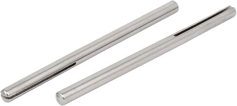 uxcell 3mm 1/8 Inch Shank Dia Split Mandrel Silver Tone 5pcs for Abrasive Sandpaper in Saudi Arabia