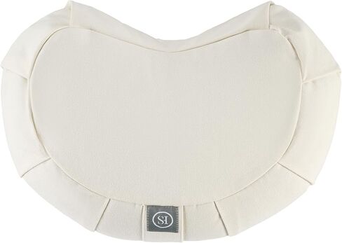 Meditation Cushion Bolster Pillow for Restorative Yoga – Supportive Cushion for Meditation, Pilates, and Relaxation – Filled with Buckwheat Hulls - Removable Cover in Kuwait