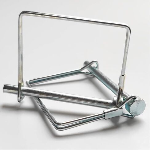 10 قطع من دبوس قفل السلك، 1/4 بوصة دبوس وصلة أمان شديد التحمل دبوس قفل عمود لمقطورات المزرعة والعربات وحديقة الحديقة in Kuwait