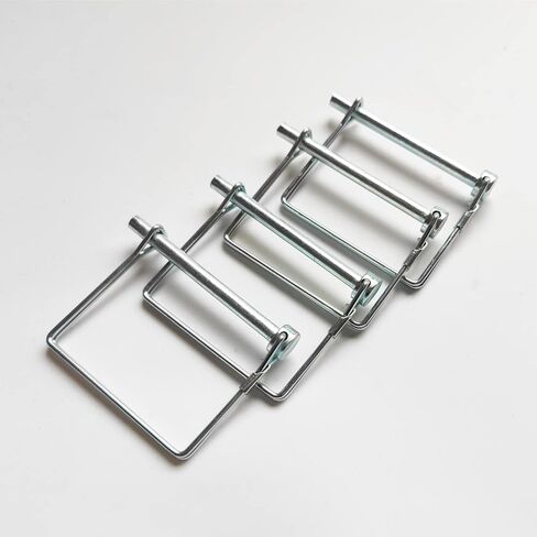 10 قطع من دبوس قفل السلك، 1/4 بوصة دبوس وصلة أمان شديد التحمل دبوس قفل عمود لمقطورات المزرعة والعربات وحديقة الحديقة in Kuwait