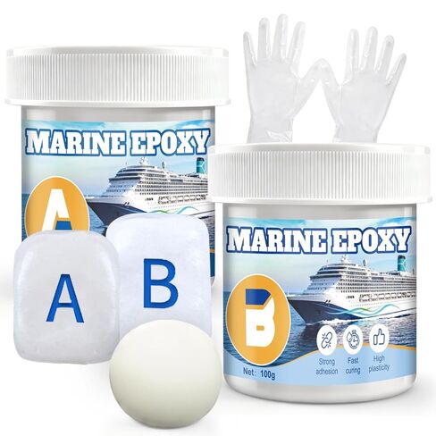 200g Epoxy Putty, White Putty Stick Fix Leaks Strong Adhesion Durability Waterproof for Repairing Leaks Cracks Filling Holes Sculpting Epoxy Sculpting Clay Metal Ceramics Plastics Wood Tiles in Kuwait