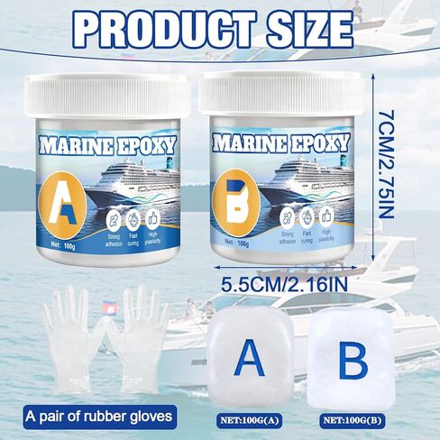 200g Epoxy Putty, White Putty Stick Fix Leaks Strong Adhesion Durability Waterproof for Repairing Leaks Cracks Filling Holes Sculpting Epoxy Sculpting Clay Metal Ceramics Plastics Wood Tiles in Kuwait