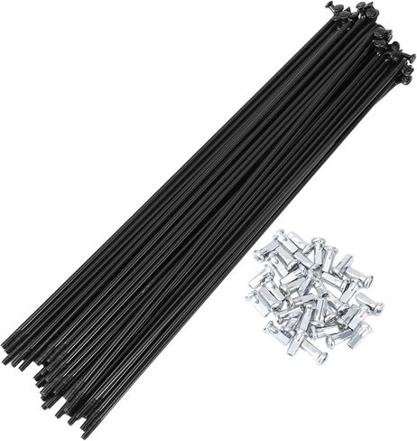 36 مجموعة 12G المتحدث باسم دراجة 216 ملم المتحدث عجلة الدراجة 45 الصلب الأسود in Saudi Arabia